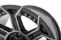 Rough Country - Rough Country 89 Series Wheel/One-Piece/Black Machined Gun Metal/17x9/5x4.5/-12mm