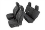 Rough Country - Seat Covers - Front and Rear - 4-Door - Jeep Wrangler Unlimited 4WD (13-18)