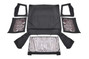 Rough Country - Soft Top - Replacement - Black - Half Doors - Jeep Wrangler YJ 4WD (87-95)
