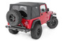 Rough Country - Soft Top - Replacement - Black - Half Doors - Jeep Wrangler YJ 4WD (87-95)