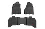 Rough Country - Sure-Fit Floor Mats - Front & Rear - Crew - Ram 2500/3500 2WD/4WD (2019-2025)