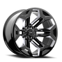Rough Country - Torque Pulse/Gloss Black/20x9/6x5.5/-12mm