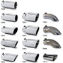 UNIVERSAL: 3.5", 4" AND 5" INLETS - 5& 6" DIAMETERS - 12" & 14 IN LENGTH / MBRP PRO SERIES DIESEL EXHAUST TIP