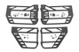 Rough Country - Tubular Doors - Front and Rear - Jeep Wrangler JK/Wrangler Unlimited  (07-18)