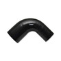 Vibrant 3"-4" Silicone 90 Degree Reducing Elbow - Black 2785