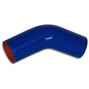 Vibrant 4" Silicone 45 Degree Elbow4" ID X 4.25" Leg Length- Blue 2756B