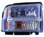 OEM Ford Powerstroke Chrome Headlight  - Right Passenger Side