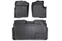 Rough Country Heavy Duty Floor Mats - Front and Rear Combo (SuperCrew Cab Models) M-50912