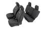 Rough Country Black Neoprene Seat Cover Set (Front and Rear) 91002A