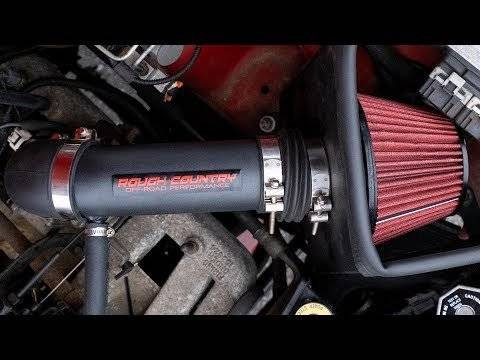 Rough Country Jeep Cold Air Intake (07-11 Wrangler JK, 3.8L