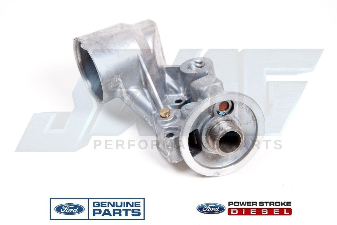 Fページ　91e FORD 7.3L POWERSTROKE DIESEL OEM OIL COOLER / FILTER ADAPTOR (F81Z