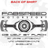 Fabspeed Motorsport The World Is Flat Porsche T-Shirt / BACK