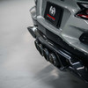 Fabspeed Chevrolet Corvette C8 Z06 Quad Carbon Fiber Tips (2023+)