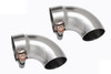 Fabspeed Motorsport Fabspeed Porsche Competition Slip-On Turndown Tips 2.50/63.5mm ID - Fabspeed Exhausts Only