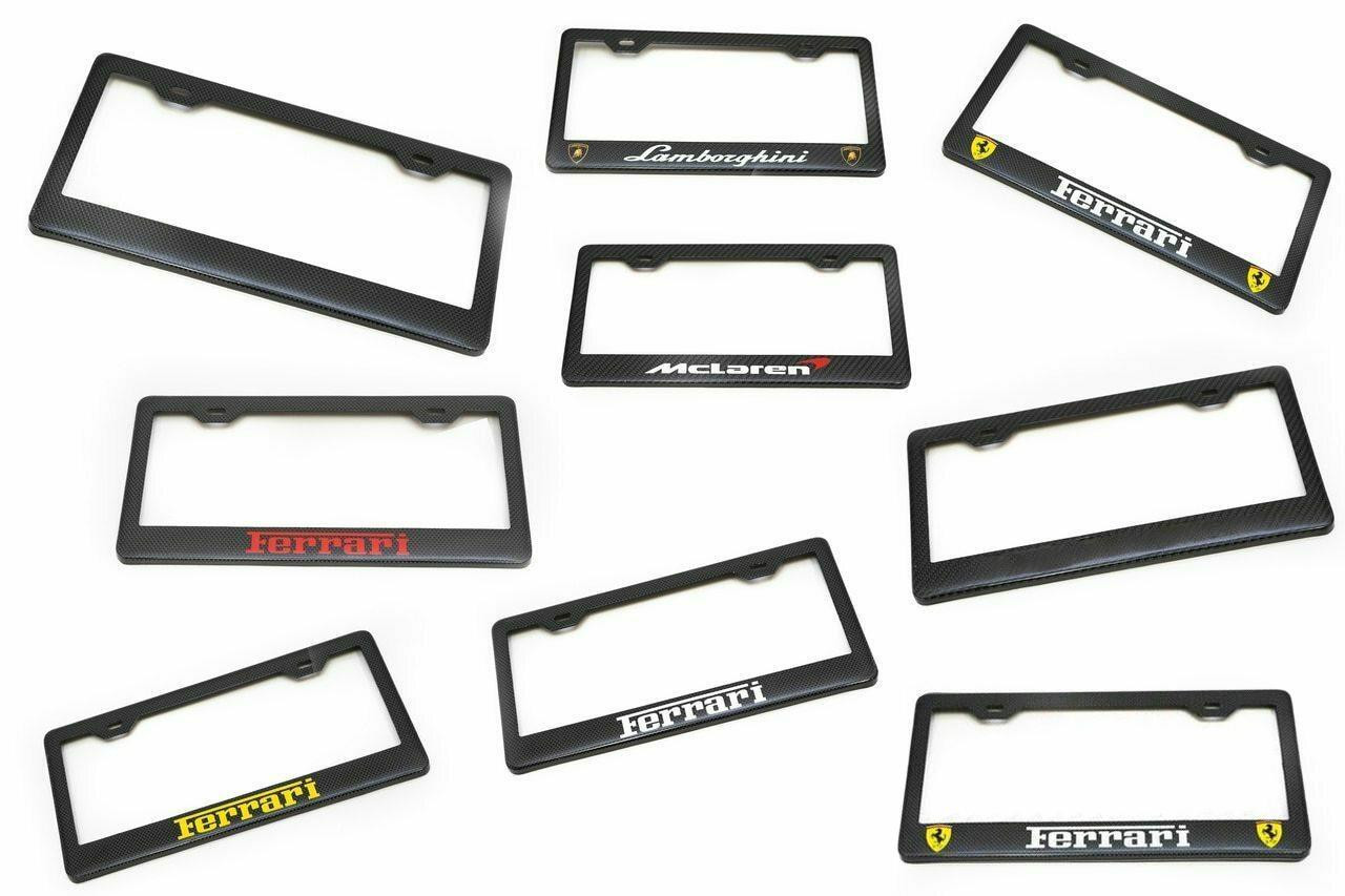 Fabspeed Carbon Fiber License Plate Frames | Fabspeed Motorsport