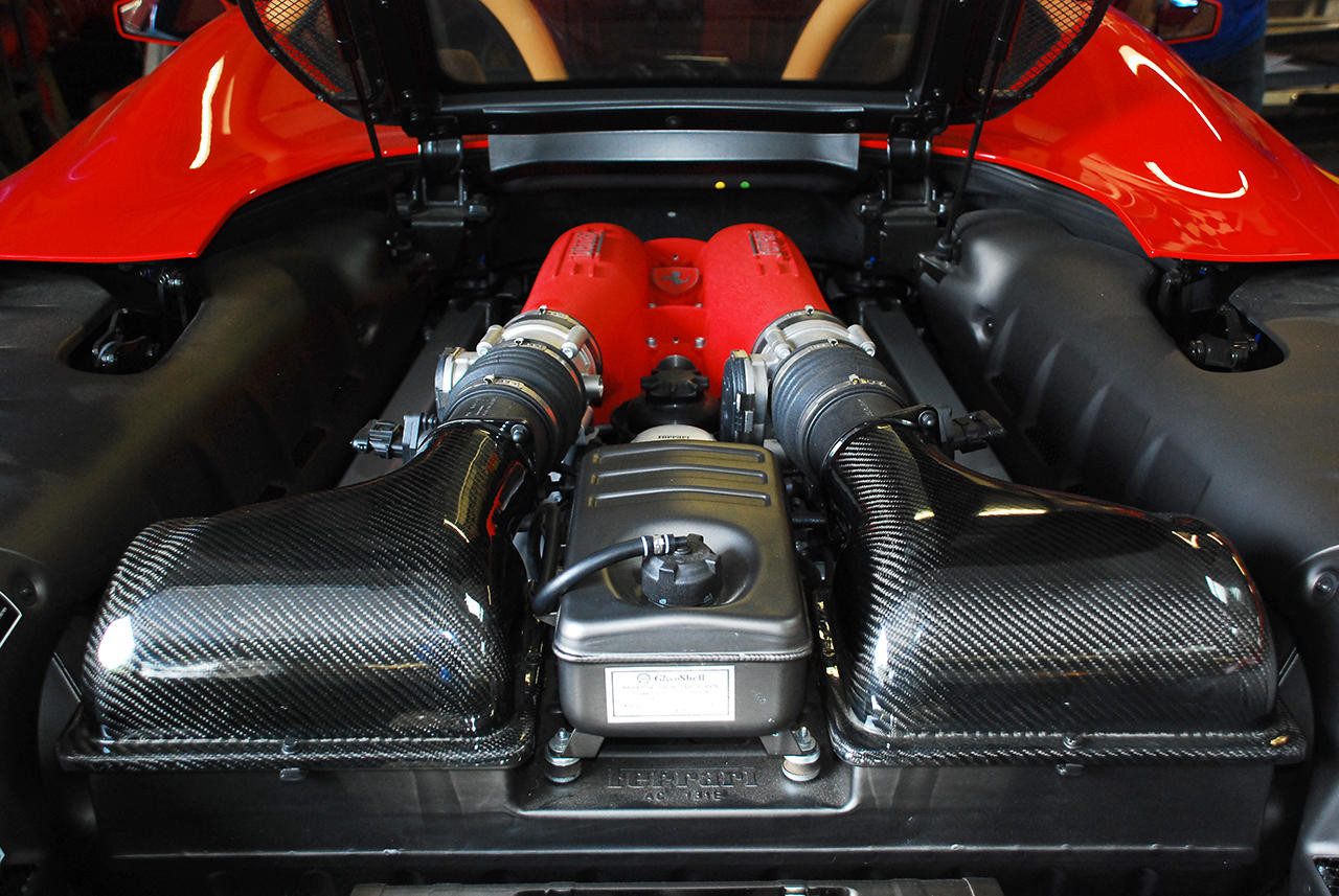 Carbon Fiber Right Side Inner Door Pull - Ferrari F430 LHD Only - Fabspeed  Motorsport