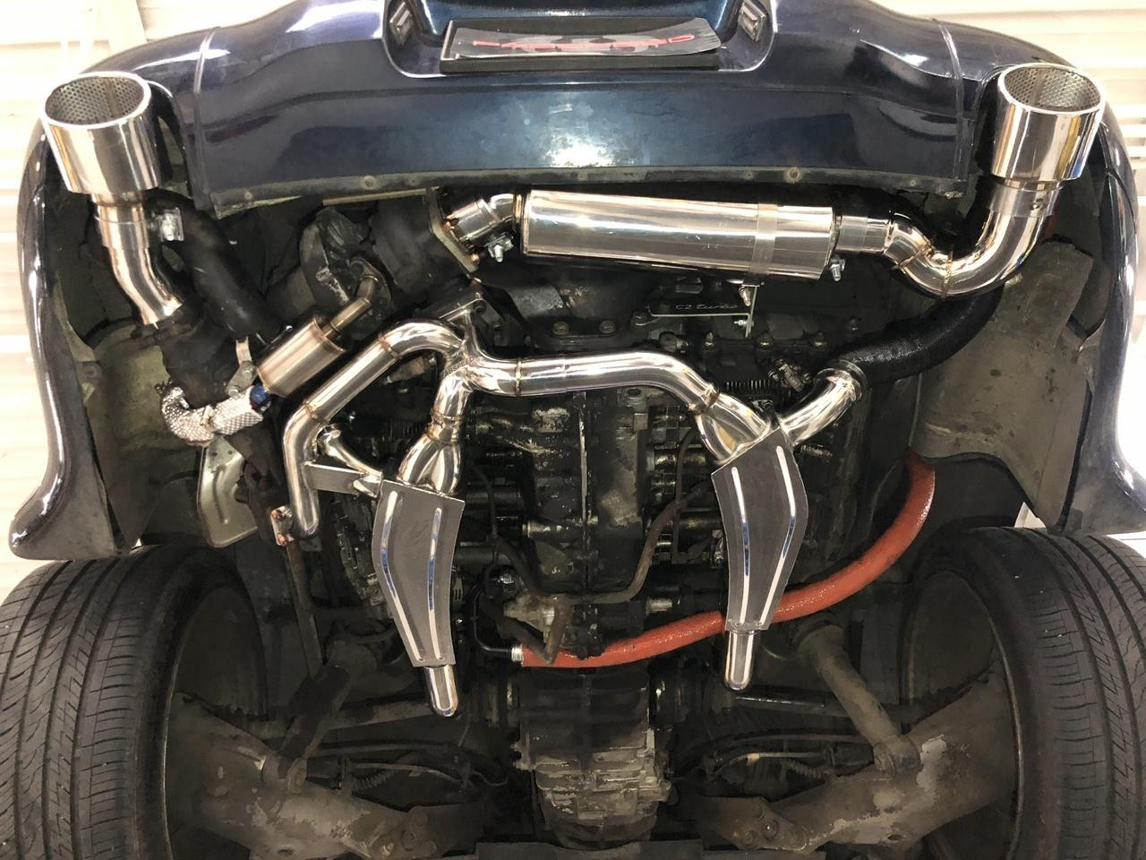 Fabspeed Porsche C2 Turbo, 964 Turbo 965 Sport Headers with Heat