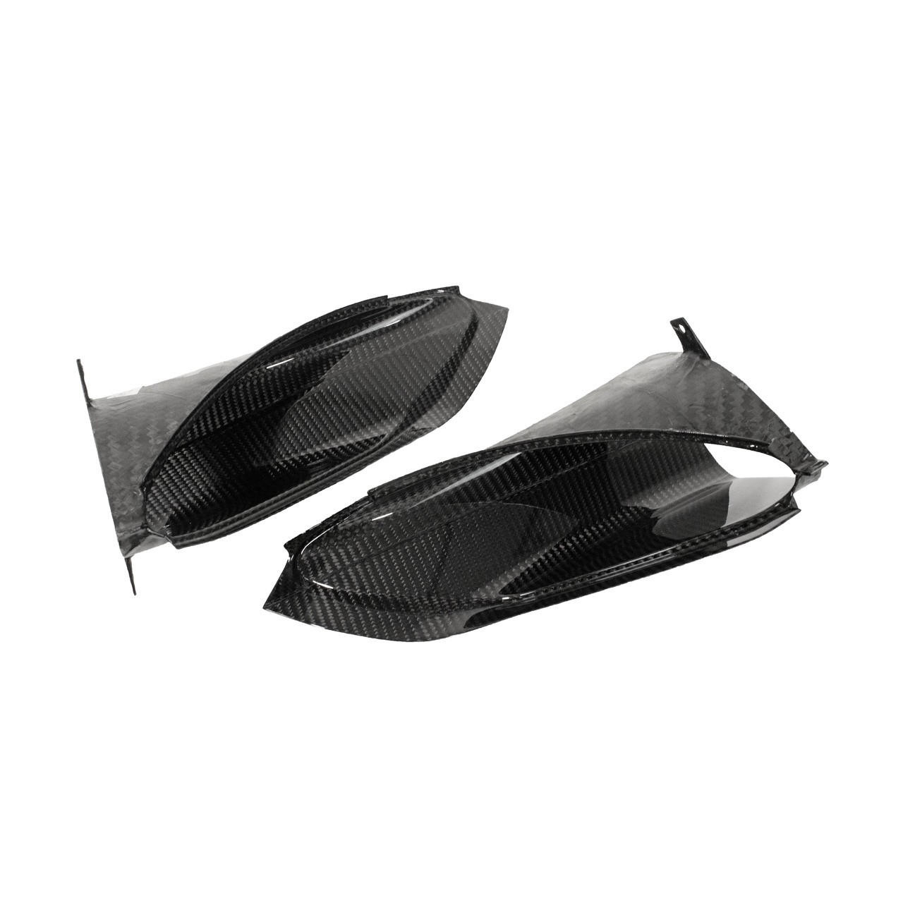 Carbon Fiber Rear Forward Quarter Panel Brake Duct Intakes McLaren