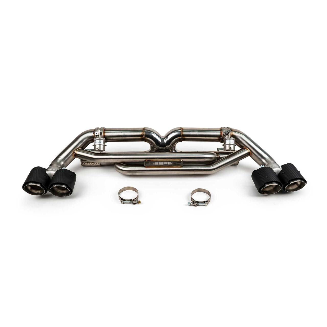 Fabspeed Porsche 991.2 Carrera Valved Center Muffler Bypass X-Pipe