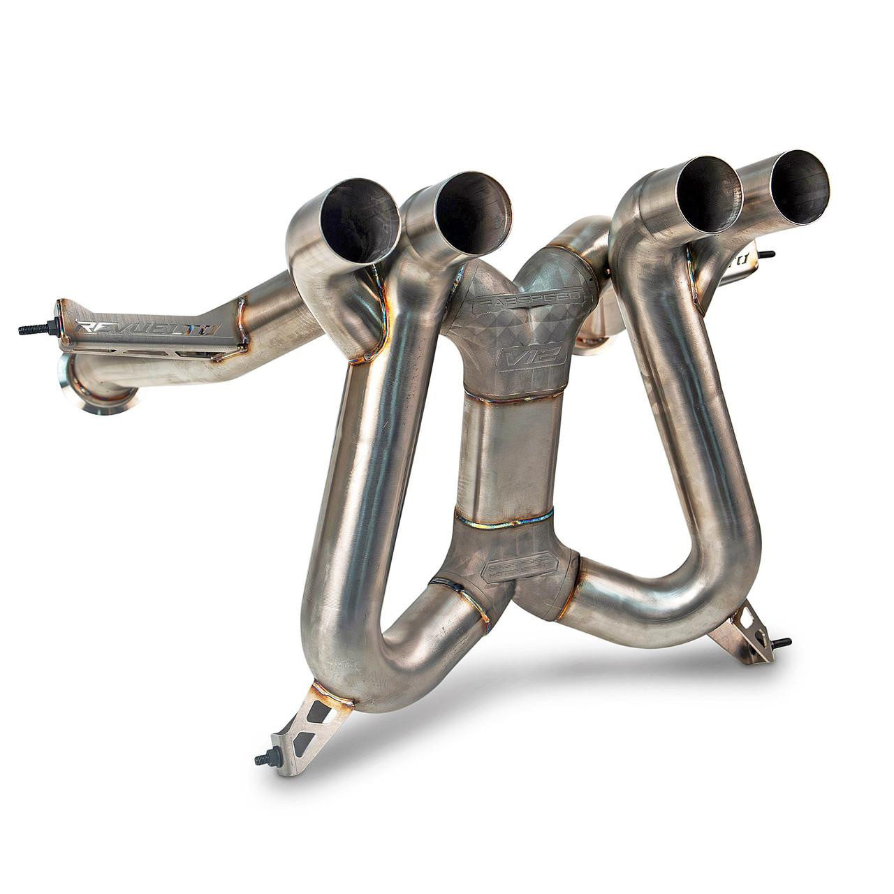 Fabspeed Revuelto SuperSport Formula 1 Style X-Pipe - Fabspeed