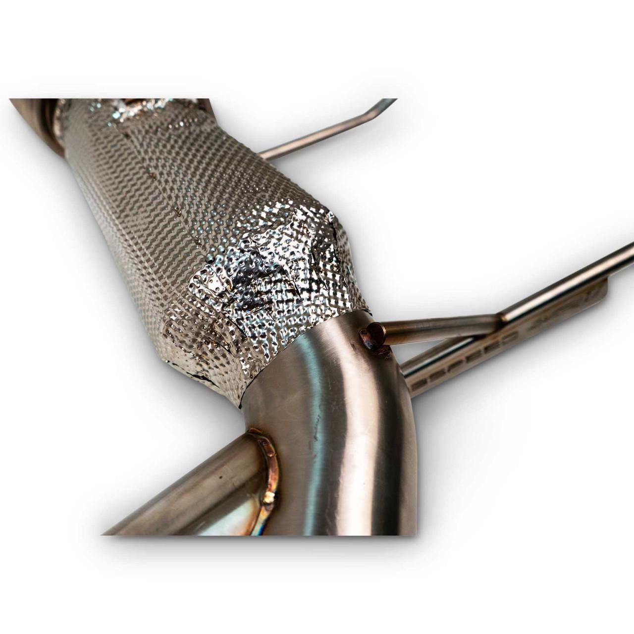 Fabspeed Chevrolet Corvette C8 ZR1 Stainless Steel Megaphone Cat