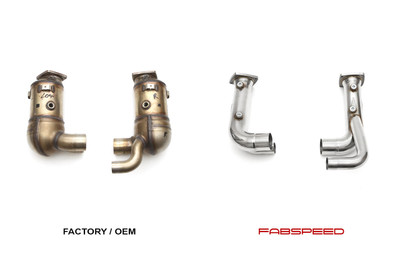Fabspeed Motorsport Fabspeed Porsche 991.2 Carrera Cat Bypass Pipes for PSE 2017-2019