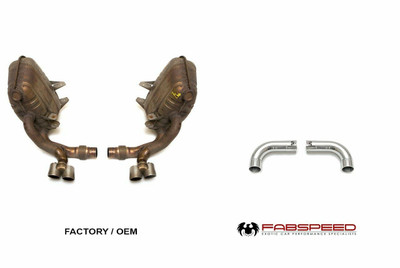 Fabspeed Motorsport Fabspeed Porsche 997 Carrera Muffler Bypass Pipes 2005-2008