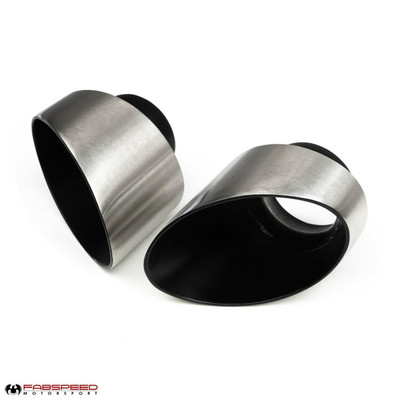 Fabspeed Motorsport Fabspeed Porsche 993 Turbo Single Wall Oval Bolt-On Tips 1995-1998