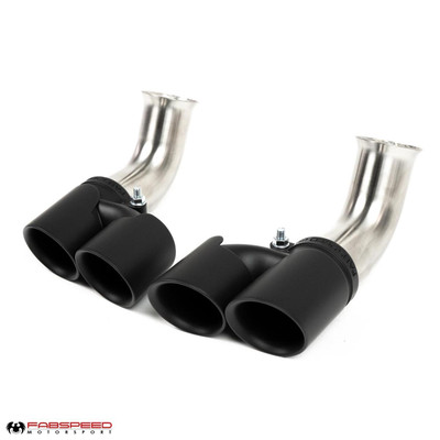 Fabspeed Motorsport Fabspeed Porsche 996 Carrera Deluxe Quad-Style Tips - Long 2002-2004