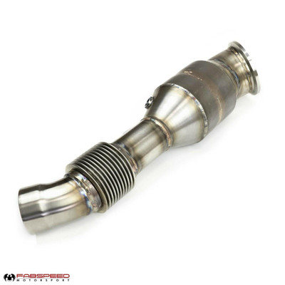 Fabspeed Motorsport Fabspeed Toyota Supra 3.0L A90 Sport Catalytic Converter Downpipe 2020