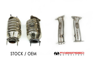 Fabspeed Motorsport Fabspeed Chevrolet Corvette C8 Cat Bypass Pipes 2020