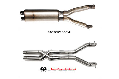 Fabspeed Motorsport Fabspeed Ferrari F550 Resonator Bypass X- Pipe