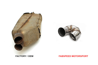 Fabspeed Motorsport Fabspeed Porsche 964 Turbo 965 / C2 Turbo Secondary Muffler Bypass Pipe 1990-1994