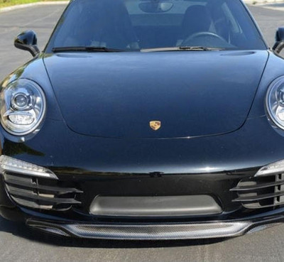 Carbon Fiber V-Style Front Spoiler lip - Porsche 991
