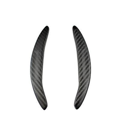 Carbon Fiber GT Style Extended Shifter Paddles - McLaren 650S