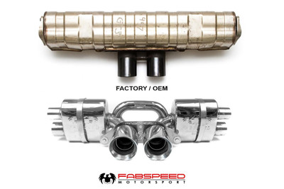 Fabspeed Motorsport Fabspeed Porsche 997 GT3 / GT3 RS Center Mini Maxflo Performance Exhaust System 2006-2009