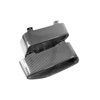 Carbon Fiber Silver Mesh Tail Pipe Tips - McLaren MP4-12C/650S