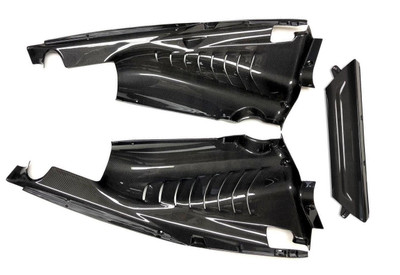 Carbon Fiber 3 Piece Engine Bay Set - Ferrari 488 Pista