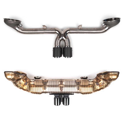 Fabspeed Porsche 992 GT3 / GT3 RS Titanium Supercup Cat-Back Exhaust System (2022+)