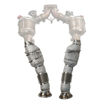 Fabspeed Ferrari 296 GTS / GTB  and SPIDER HJS German Sport Catalytic Converters (2023+)