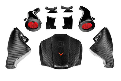 Eventuri Mercedes C190 / R190 AMG GT / GTS / GTR Black Carbon Intake and Engine Cover