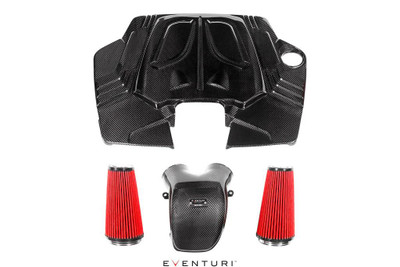 Eventuri Porsche Cayenne 3.0 Turbo V6 Black Carbon Intake System, EVE-CYNV6-CF-INT