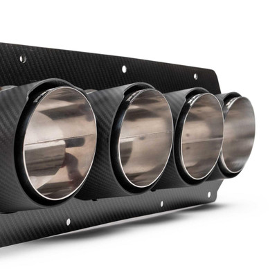 Fabspeed Chevrolet Corvette C8 Z06 Quad Carbon Fiber Tips (2023+)