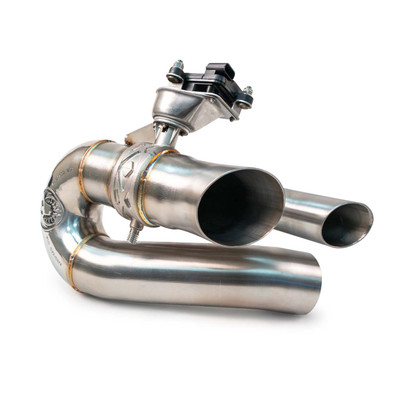 Fabspeed Porsche 992.2 Turbo S Valved Side Muffler Bypasses