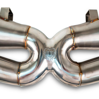 Fabspeed Porsche 992.2 Turbo S Sport Cat Megaphone X-Pipe