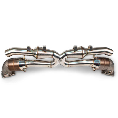 Fabspeed Porsche 992.2 Turbo S Sport Cat Megaphone X-Pipe