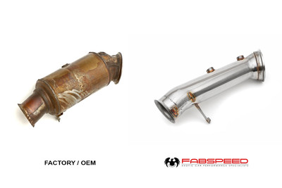 Fabspeed Motorsport Fabspeed BMW 335i and 435i F30/F32 Cat Bypass Downpipe