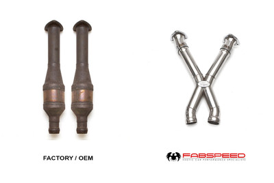 Fabspeed Motorsport Fabspeed Aston Martin V12 Vantage Secondary Cat Bypass X-Pipe