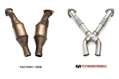 Fabspeed Motorsport Fabspeed Aston Martin V8 Vantage Secondary Cat Bypass X-Pipe