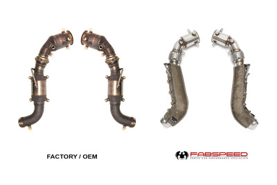 Fabspeed Motorsport Fabspeed McLaren 650S Cat Bypass Pipes